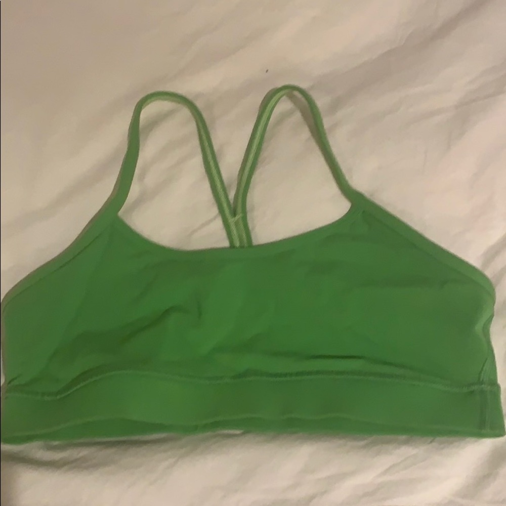 Lululemon green sports bra